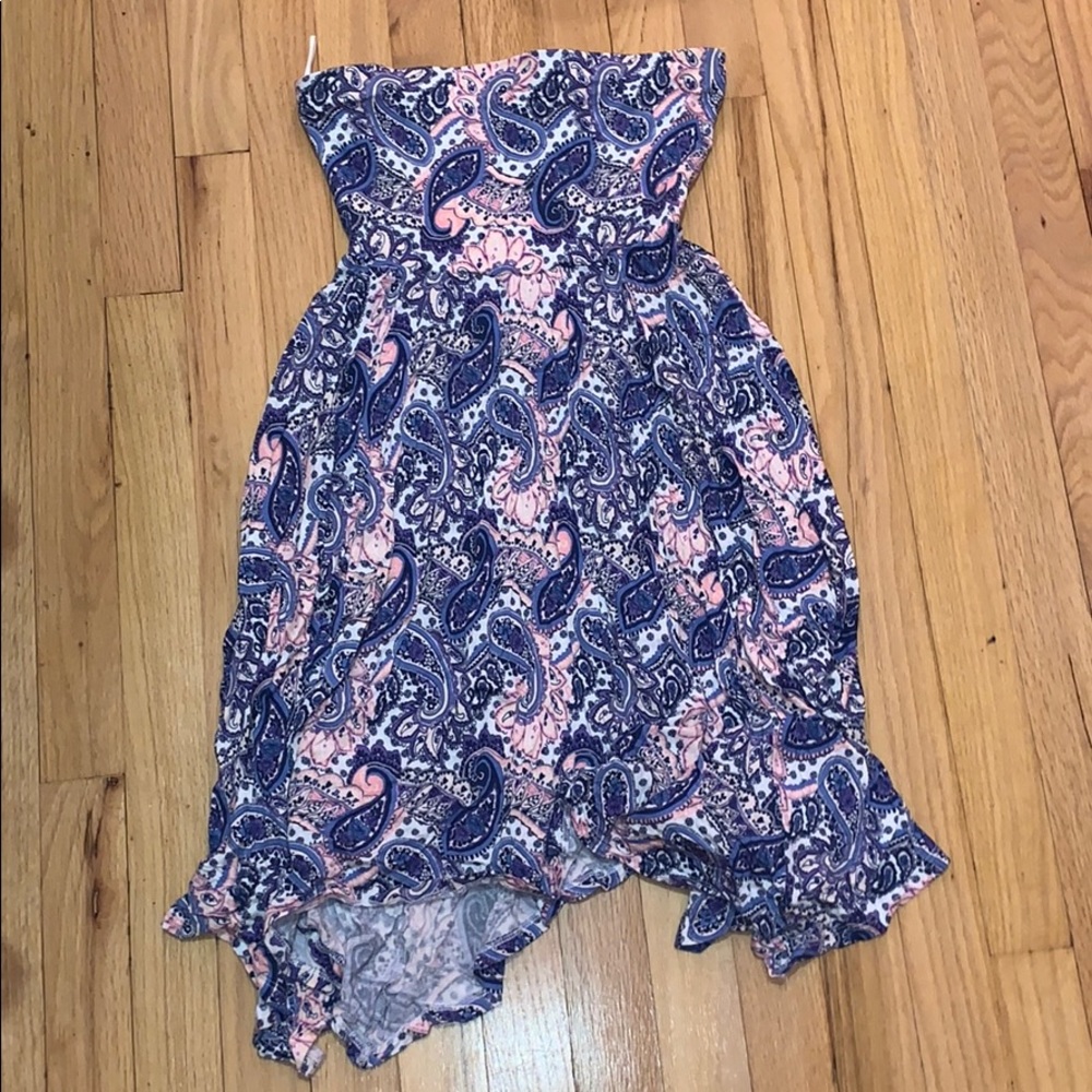Paisley Tube Top Dress 👗